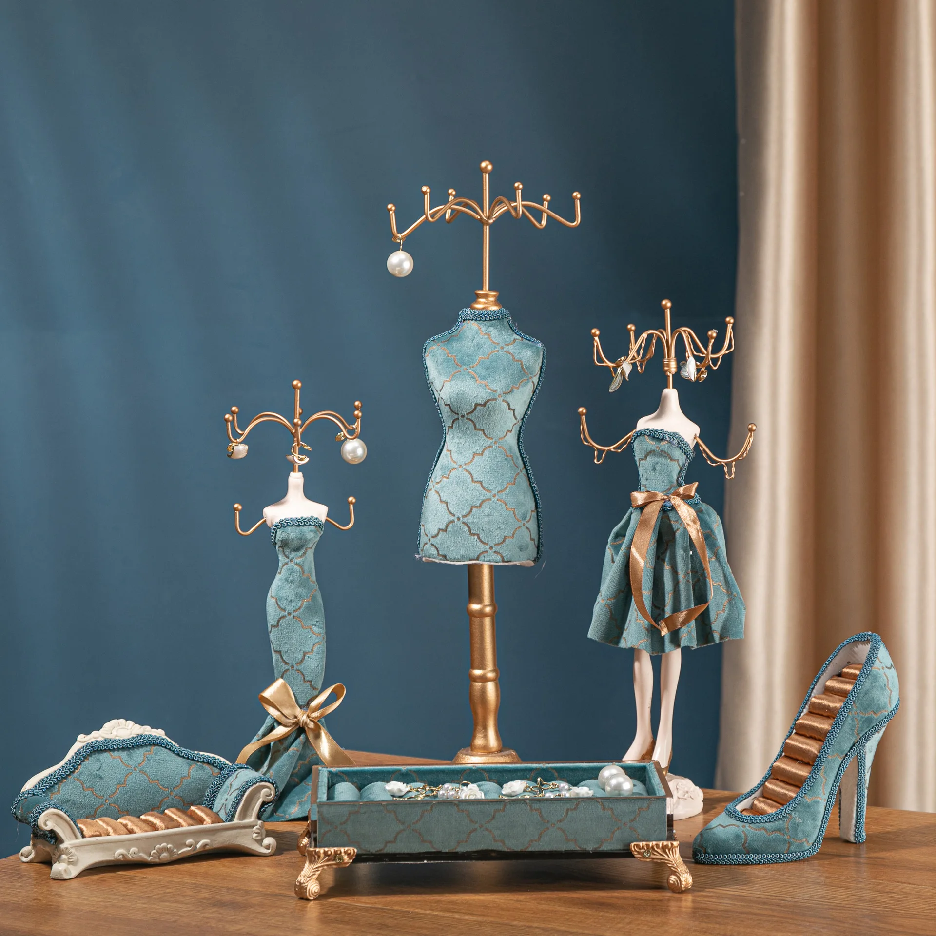 Princess Dress Jewelry Display Stand Necklace Ring Storage Box Mannequin Furniture Decoration Holder For Women Girl Gifts
Princess Dress Jewelry Display Stand Necklace Ring Storage Box Mannequin Furniture Decoration Holder For Women Girl Gifts