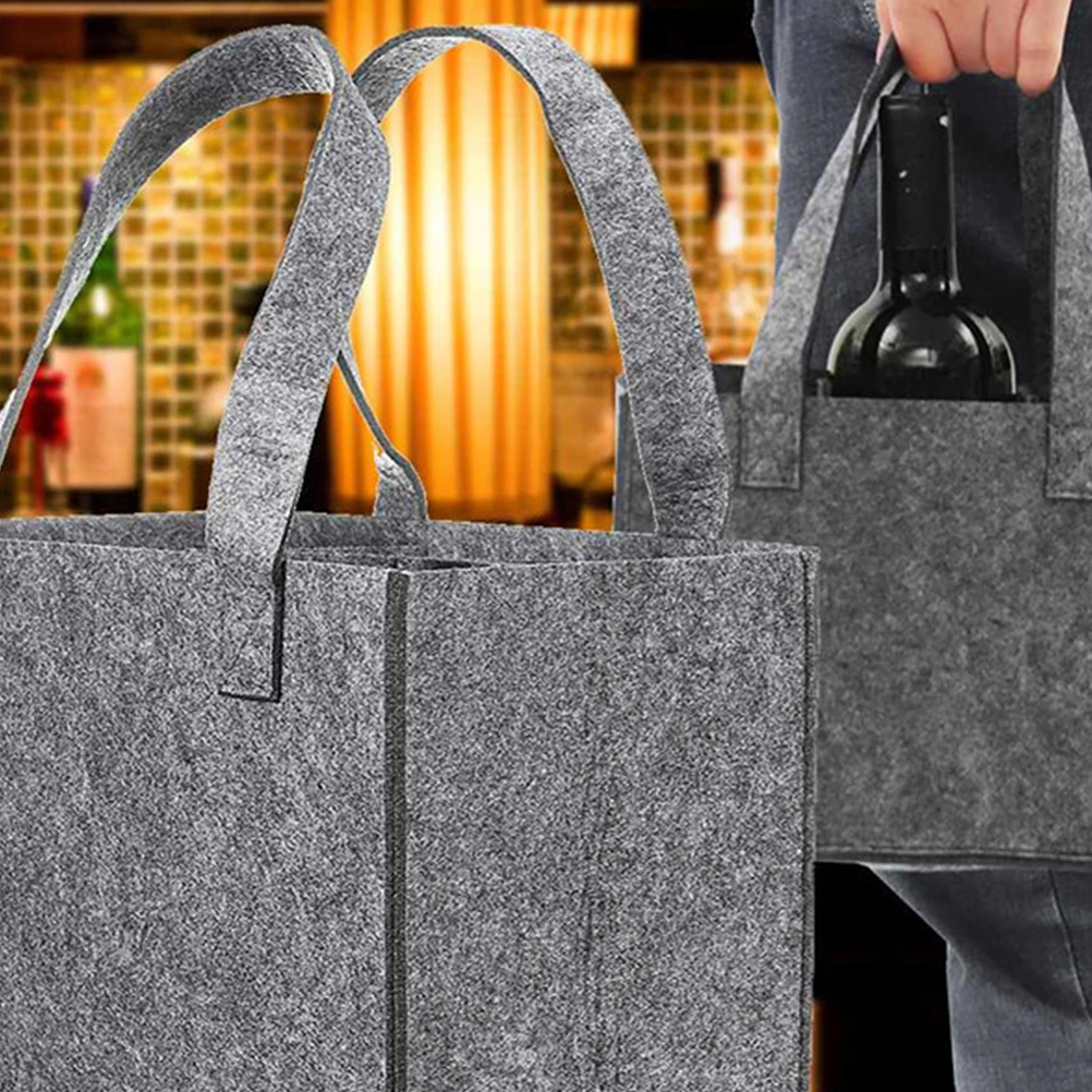 2Pcs Storage Bag Beer Bottle Felt Beverage Wedding Carrier Bags Organizer Sturdy Practical Home Bar Solution
2Pcs Storage Bag Beer Bottle Felt Beverage Wedding Carrier Bags Organizer Sturdy Practical Home Bar Solution