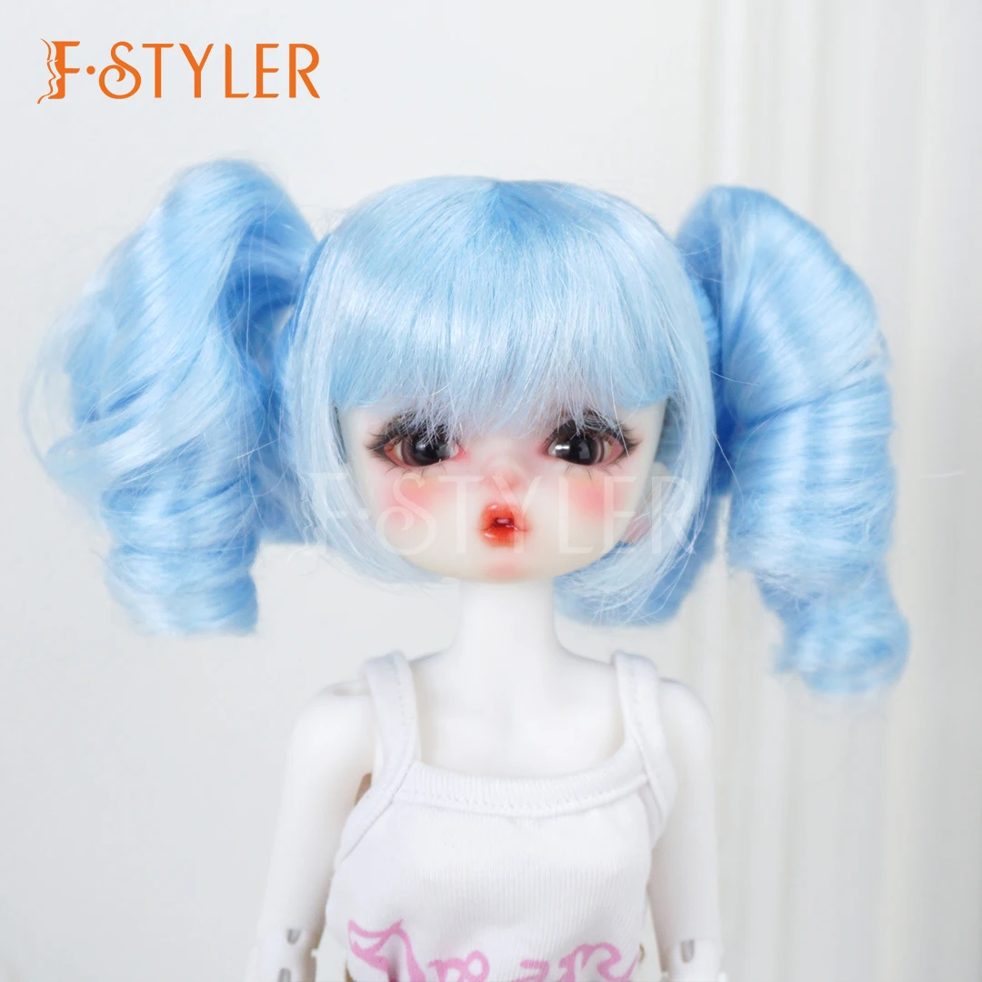 FStyler Synthetic Mohair Doll Wig for BJD 1/3 1/4 1/6 Short Curly Wig Girls Dolls Accessories Light Gold and Black
FStyler Synthetic Mohair Doll Wig for BJD 1/3 1/4 1/6 Short Curly Wig Girls Dolls Accessories Light Gold and Black