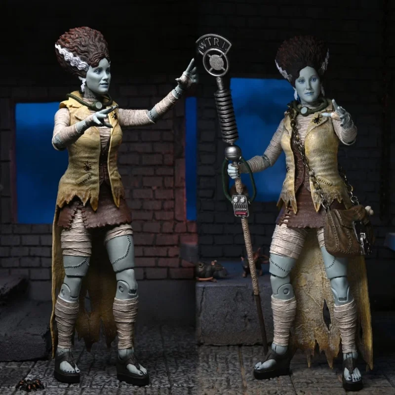 В наличии NECA Официальная универсальная монстра невесты Франкенштейна 7-дюймовая шарнирная фигурка Модель игрушки для мальчиков и девочек
В наличии NECA Официальная универсальная монстра невесты Франкенштейна 7-дюймовая шарнирная фигурка Модель игрушки для мальчиков и девочек