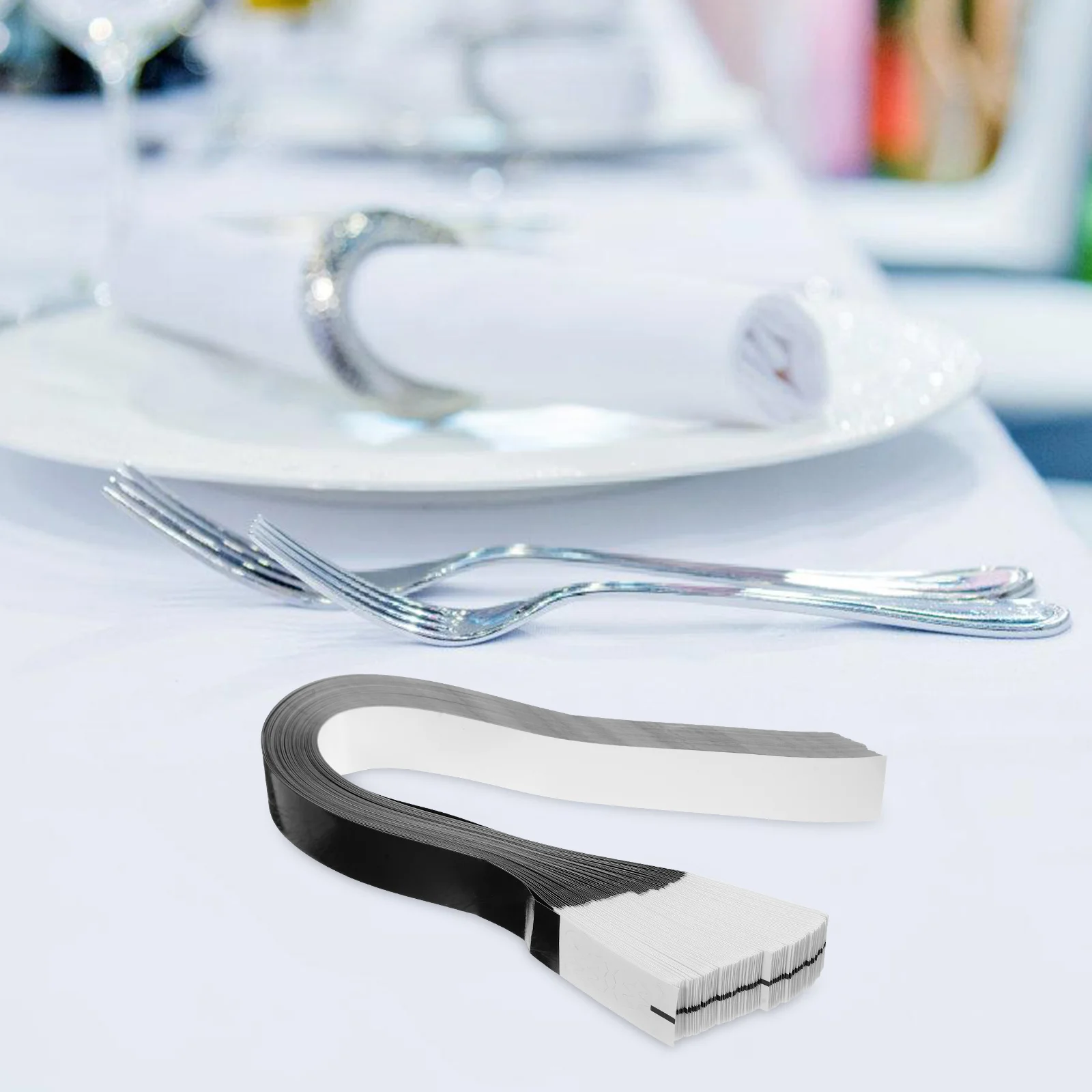 100pcs Self Adhesive Napkin Rings White Clasp Silverware Wrappers Disposable Paper Bands Hotel Restaurant Party
100pcs Self Adhesive Napkin Rings White Clasp Silverware Wrappers Disposable Paper Bands Hotel Restaurant Party