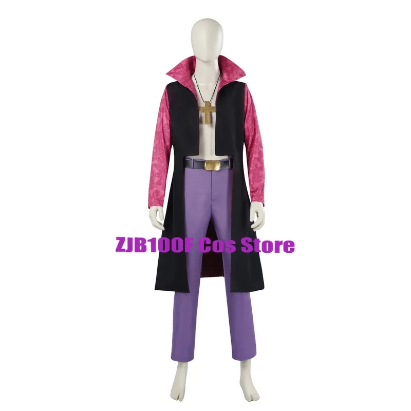 ☆YunCos Dracule Mihawk Cosplay Anime Piece Steven John Ward Men Jacket Pants Belt Outfits Halloween Carnival Fantasia Disguise ☆
☆YunCos Dracule Mihawk Cosplay Anime Piece Steven John Ward Men Jacket Pants Belt Outfits Halloween Carnival Fantasia Disguise ☆