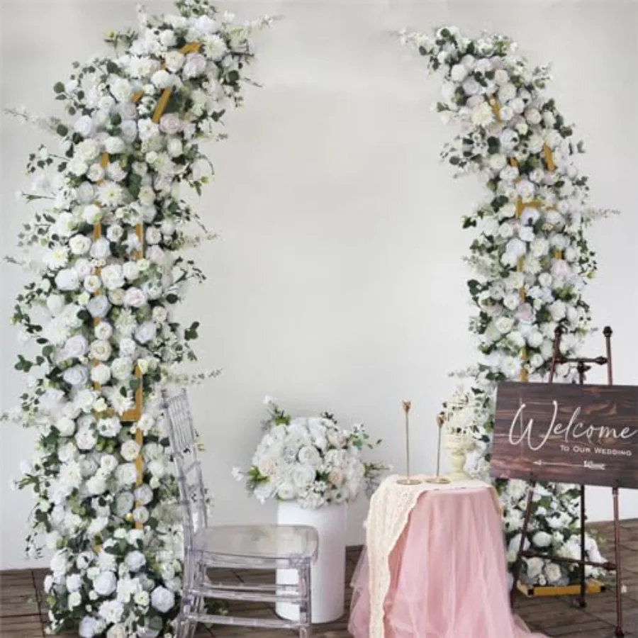 2pcs Curved Wedding Arch Backdrop Stand, Moon Arch Backdrop Stand for Wedding, Engagement, Bridal Shower, Birthday Party Decora
2pcs Curved Wedding Arch Backdrop Stand, Moon Arch Backdrop Stand for Wedding, Engagement, Bridal Shower, Birthday Party Decora