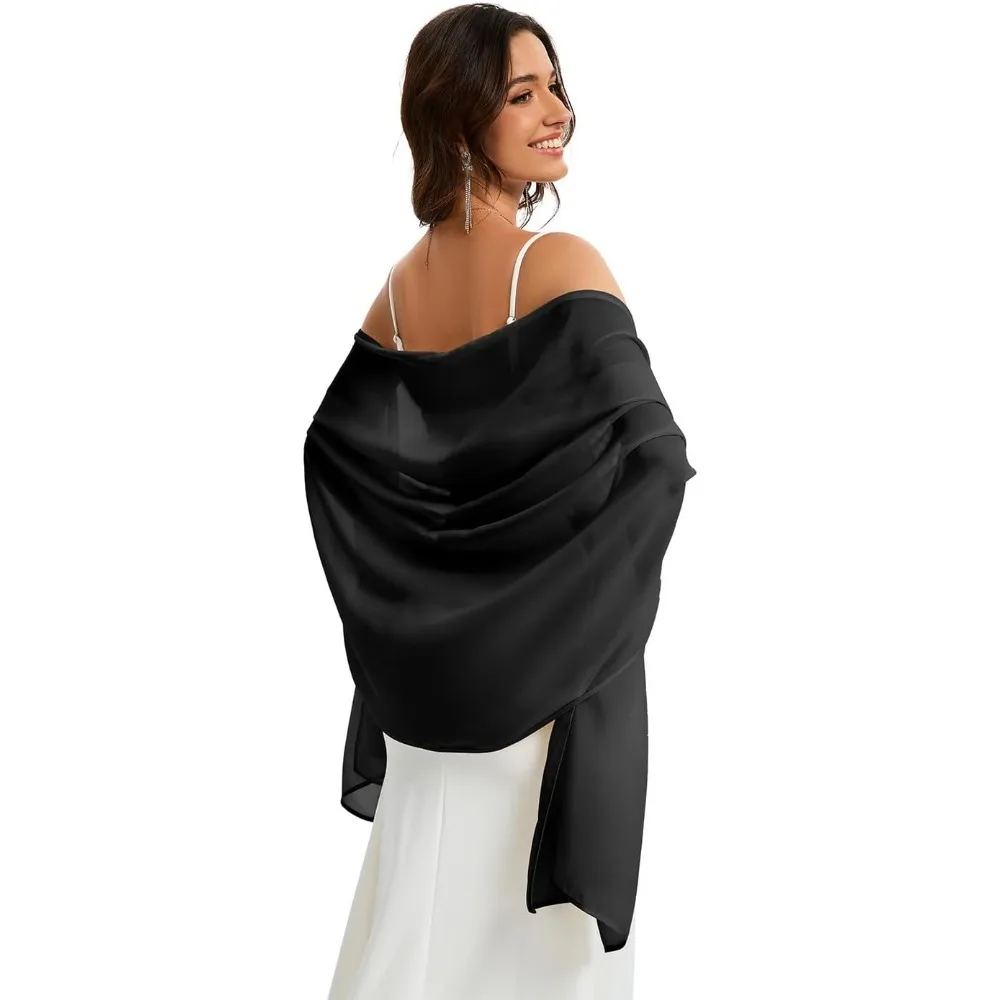 Shawls and Wraps for Women Evening Formal Dresses Chiffon Wedding Shawl Wraps Scarve
Shawls and Wraps for Women Evening Formal Dresses Chiffon Wedding Shawl Wraps Scarve