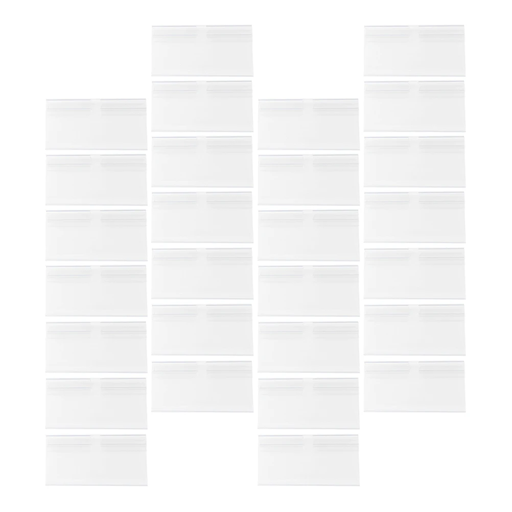 50pcs Price Tags PVC Transparent 60x42mm Self Adhesive Shelf Labels for Retail Display Grocery Store Sign Holders
50pcs Price Tags PVC Transparent 60x42mm Self Adhesive Shelf Labels for Retail Display Grocery Store Sign Holders