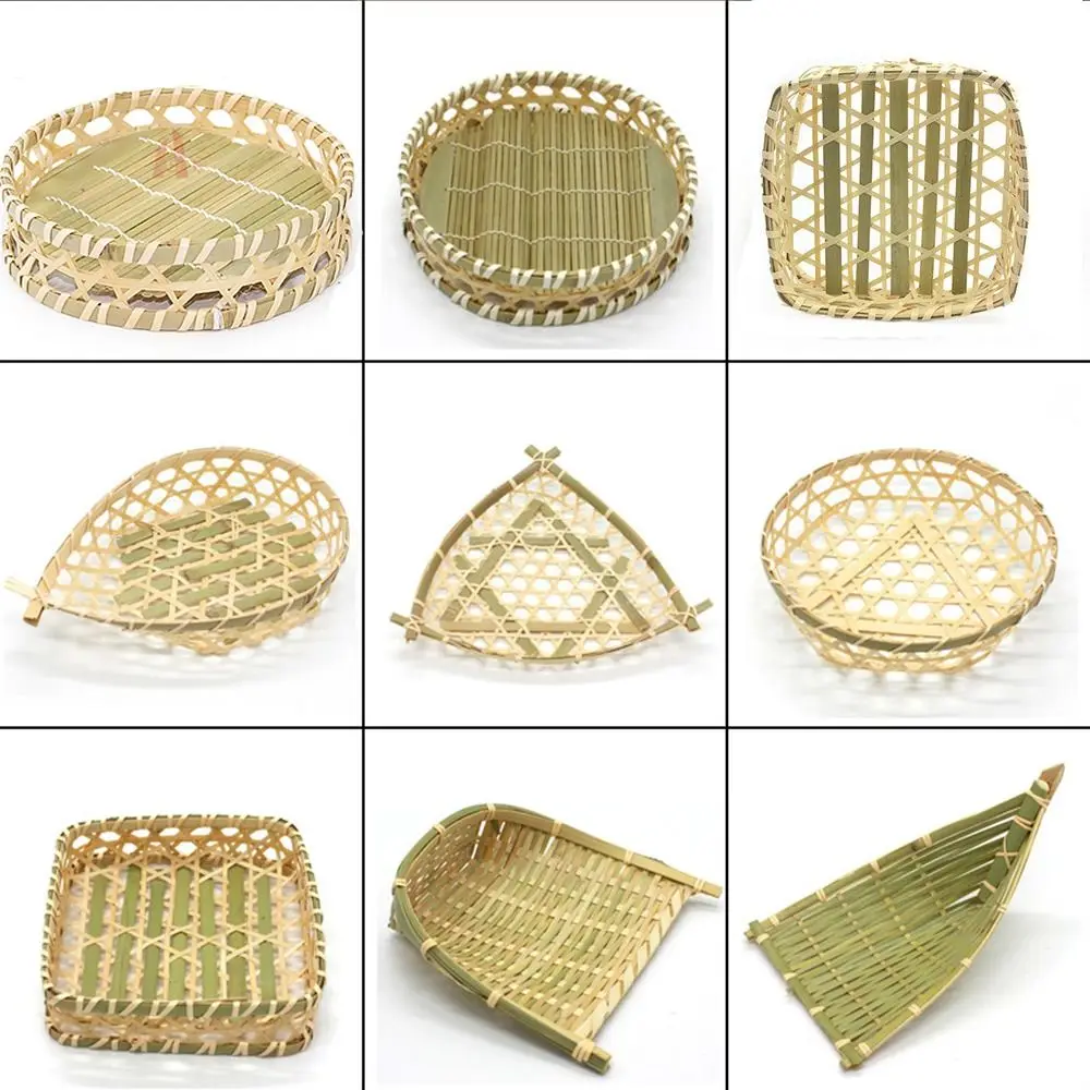 Vegetable Food Bamboo Fruit Basket Desktop Ornament Shopping Basket Woven Basket Storage Decoration Bread Fruit
Vegetable Food Bamboo Fruit Basket Desktop Ornament Shopping Basket Woven Basket Storage Decoration Bread Fruit