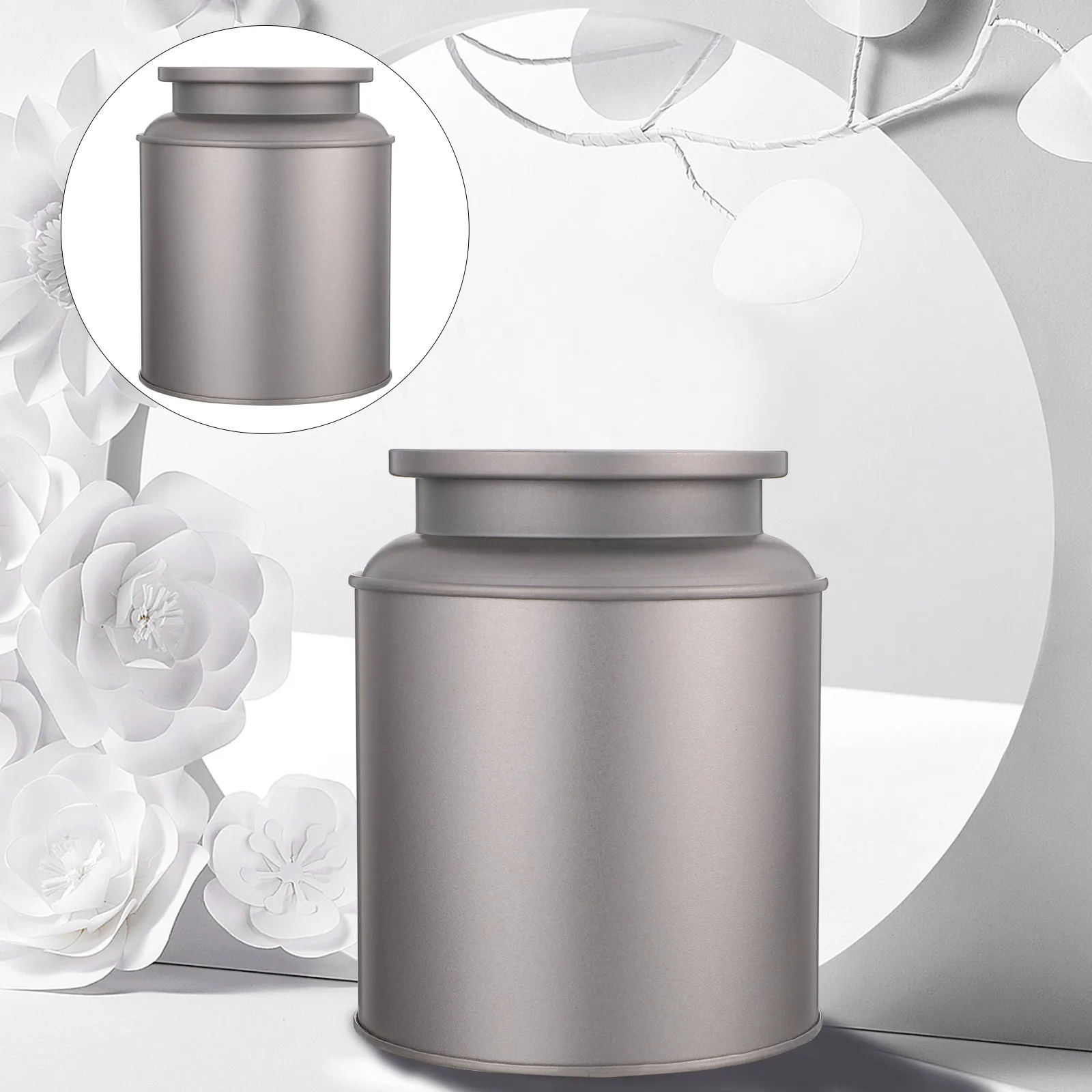 Tea Container Storage Containers Vacuum Compact Jar Metal Food Tinplate Can Canister 
Tea Container Storage Containers Vacuum Compact Jar Metal Food Tinplate Can Canister