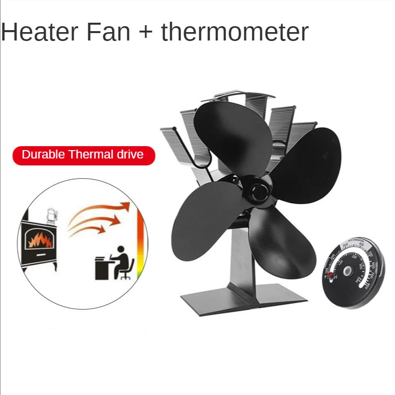 Log Burner Home Silent Fireplace Fan Black Fireplace 4 Blade Thermal Power Stove Fan Efficient Heat Distribution
Log Burner Home Silent Fireplace Fan Black Fireplace 4 Blade Thermal Power Stove Fan Efficient Heat Distribution