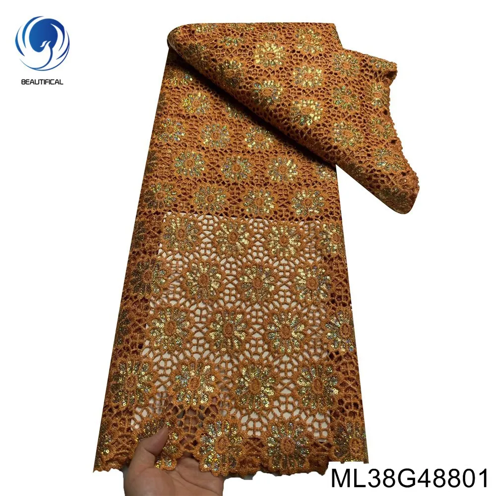 Water Soluble Cord Lace ,Daisy Flower Design ,The Petals Are Sparkly Sequined, Nigerian Guipure Fabric,Evening Dress ,ML38G488
Water Soluble Cord Lace ,Daisy Flower Design ,The Petals Are Sparkly Sequined, Nigerian Guipure Fabric,Evening Dress ,ML38G488