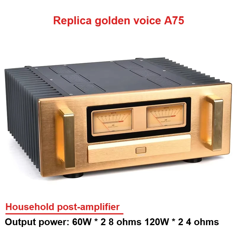 AMXEKR reference Jinsangzi A75 line reduced version 120W*2 pure Class A A75SE home HI-END level pure post-stage amplifier
AMXEKR reference Jinsangzi A75 line reduced version 120W*2 pure Class A A75SE home HI-END level pure post-stage amplifier
