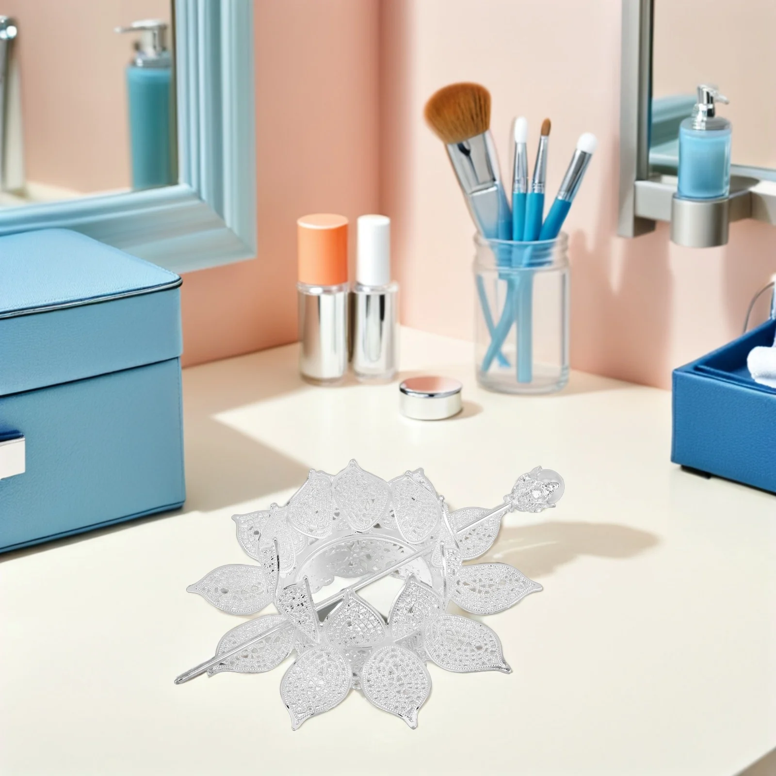 Lotus Hair Sticks Silver Metal Chinese Style Flower Pin Hanfu Hairpin For Bun Updo Wedding Festival Cosplay Hair Styling
Lotus Hair Sticks Silver Metal Chinese Style Flower Pin Hanfu Hairpin For Bun Updo Wedding Festival Cosplay Hair Styling