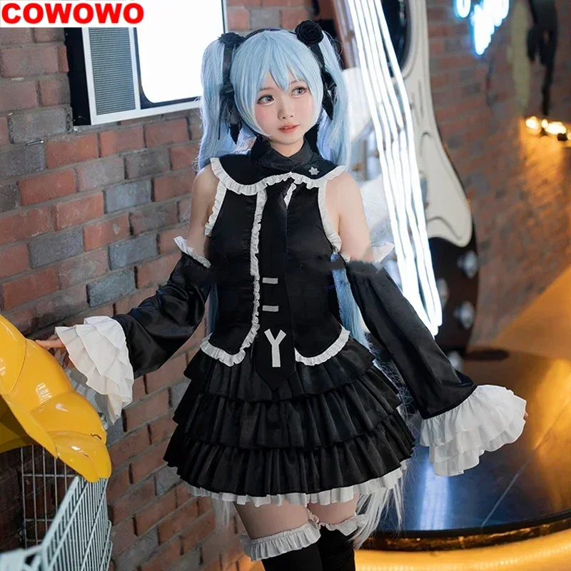 Cowowo girl cosplay costumes women dress for Miku cosplay anime Black suit Halloween carnival uniforms outfit
Cowowo girl cosplay costumes women dress for Miku cosplay anime Black suit Halloween carnival uniforms outfit