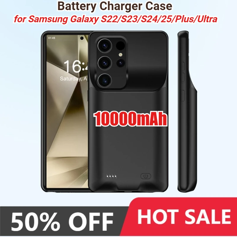 10000mAh Power Case for Samsung Galaxy S22/S23/S24/25 Ultra S23 S24 S25 Plus Battery Charger Case Charging Portable Power Bank
10000mAh Power Case for Samsung Galaxy S22/S23/S24/25 Ultra S23 S24 S25 Plus Battery Charger Case Charging Portable Power Bank