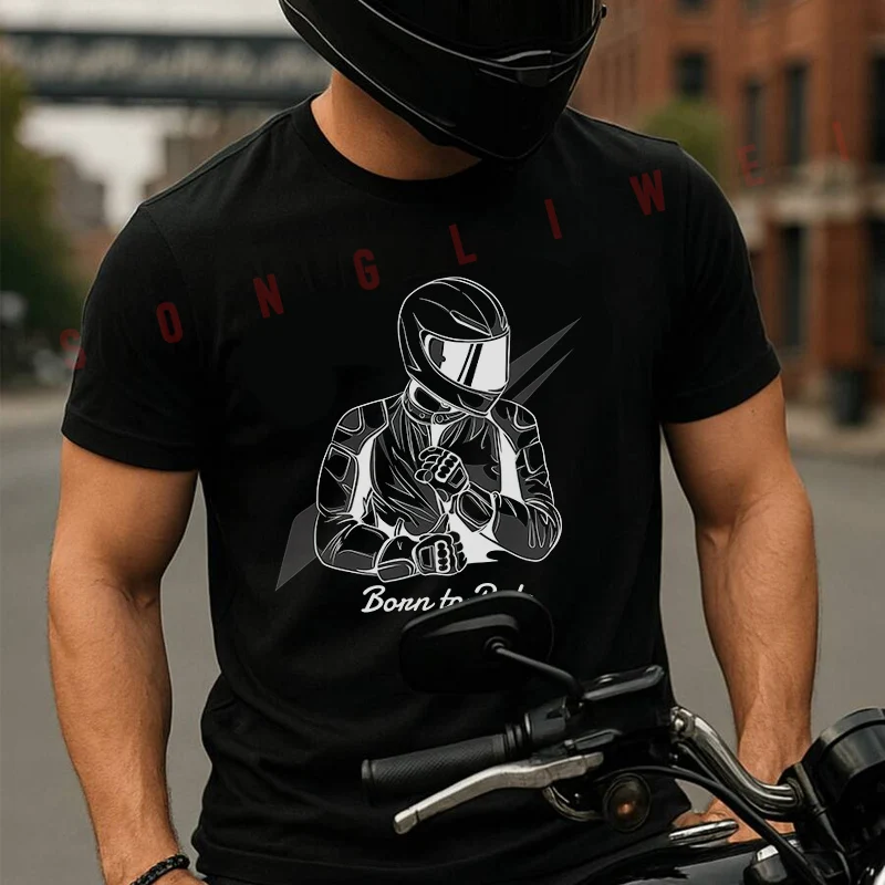 A Motorcyclist Wearing A Helmetcotton T-Shirt Moto Fans New Fashion Summer Men Short Sleeve O-Neck T Shirt Tees
A Motorcyclist Wearing A Helmetcotton T-Shirt Moto Fans New Fashion Summer Men Short Sleeve O-Neck T Shirt Tees