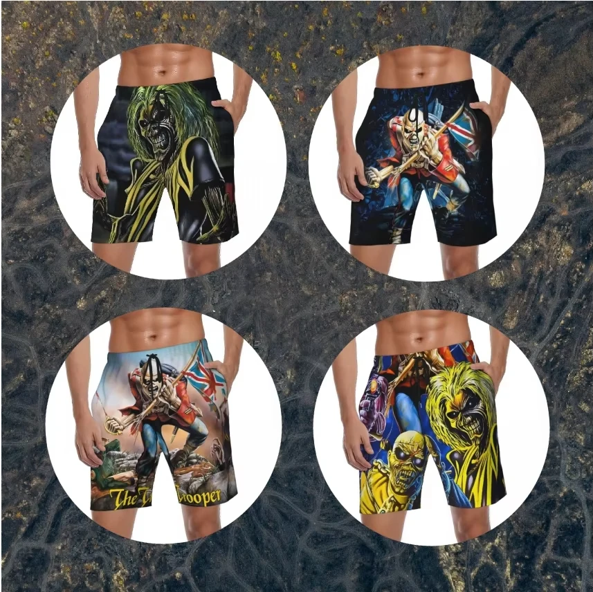 New Bathing Suit I-Iron Maidens Heavy Rock Band Gym Shorts Summer Stylish Beach Shorts Man Design Sports Breathable Swim Trunks
New Bathing Suit I-Iron Maidens Heavy Rock Band Gym Shorts Summer Stylish Beach Shorts Man Design Sports Breathable Swim Trunks
