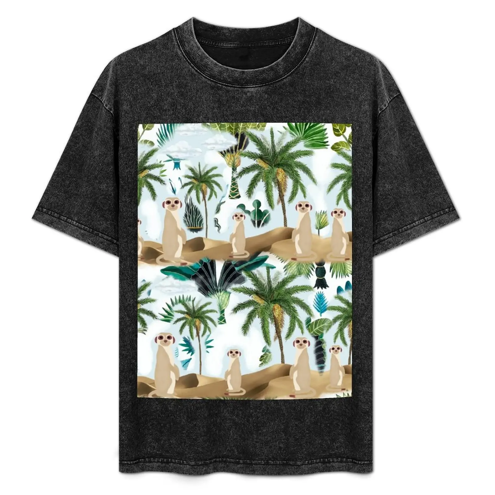 Meerkat Pattern T-Shirt Independence Day Short Sleeve T-Shirt
Meerkat Pattern T-Shirt Independence Day Short Sleeve T-Shirt