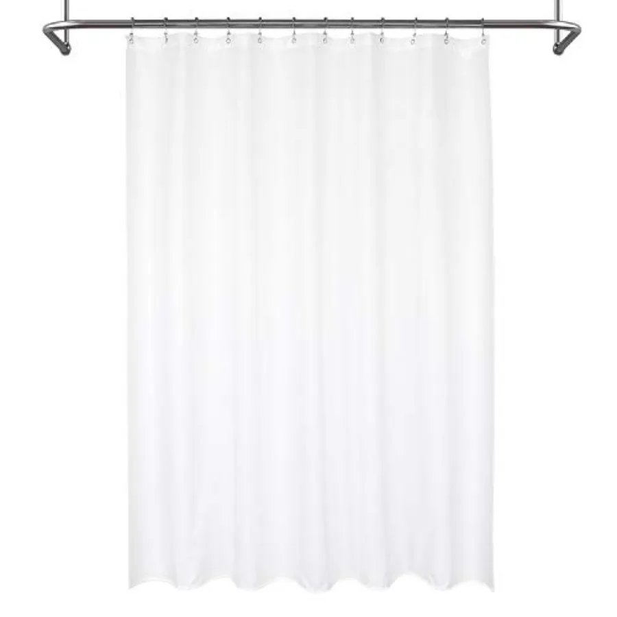 Waterproof Fabric Shower Curtain Liner, Suction Cups Included, Machine Washable Cloth Shower Curtain for Bathroom, 72 x 72 inch
Waterproof Fabric Shower Curtain Liner, Suction Cups Included, Machine Washable Cloth Shower Curtain for Bathroom, 72 x 72 inch