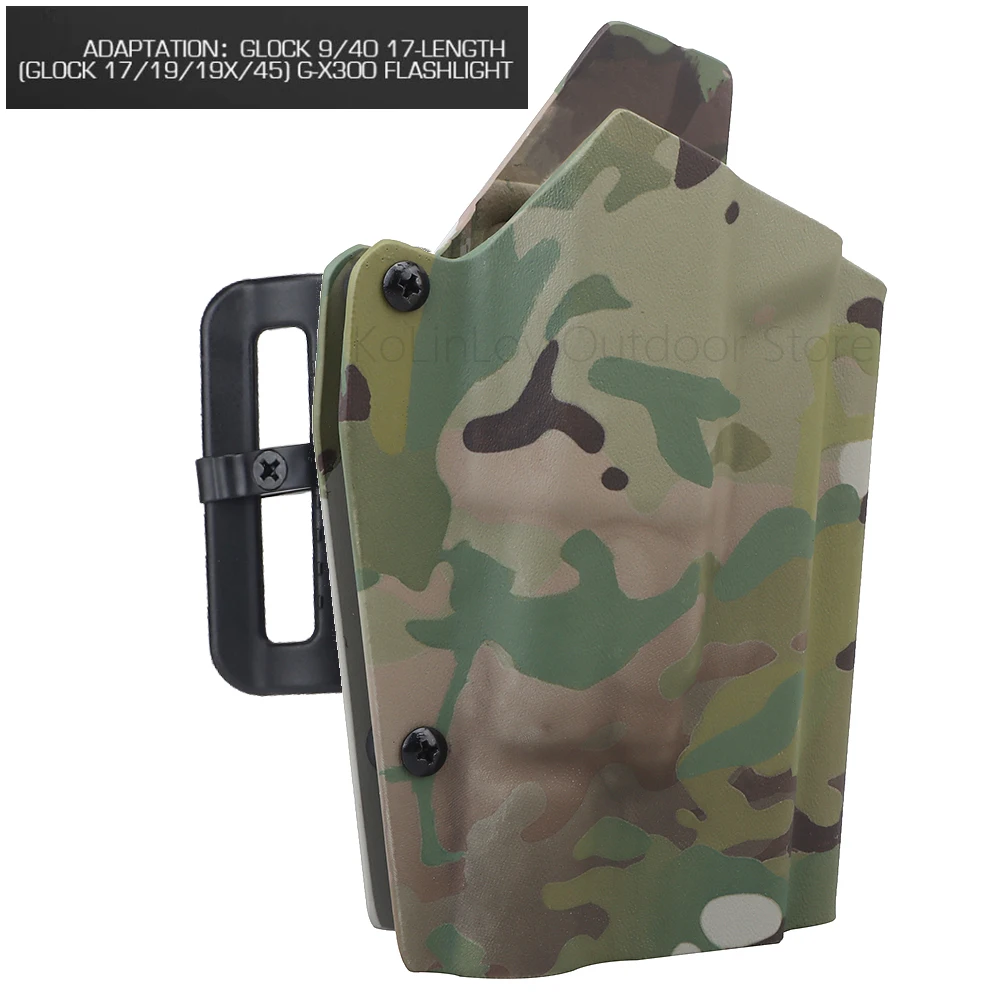 Фонарик-кобура, легкий материал Kydex для Glock17/19/19X/45 охотничьи игры CS страйкбол
Фонарик-кобура, легкий материал Kydex для Glock17/19/19X/45 охотничьи игры CS страйкбол