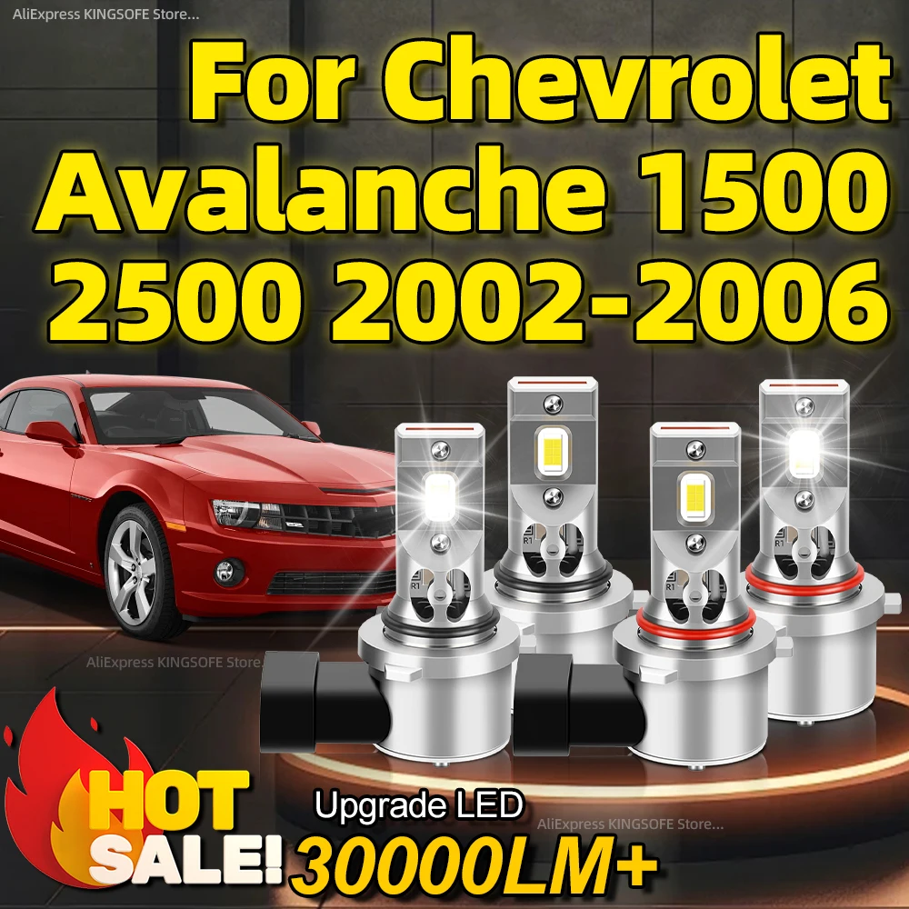 2/4Pc Led Light CSP Chip 200W Car Bulbs HB3 HB4 Headlights with Fan For Chevrolet Avalanche 1500 2500 2002 2003 2004 2005 2006
2/4Pc Led Light CSP Chip 200W Car Bulbs HB3 HB4 Headlights with Fan For Chevrolet Avalanche 1500 2500 2002 2003 2004 2005 2006