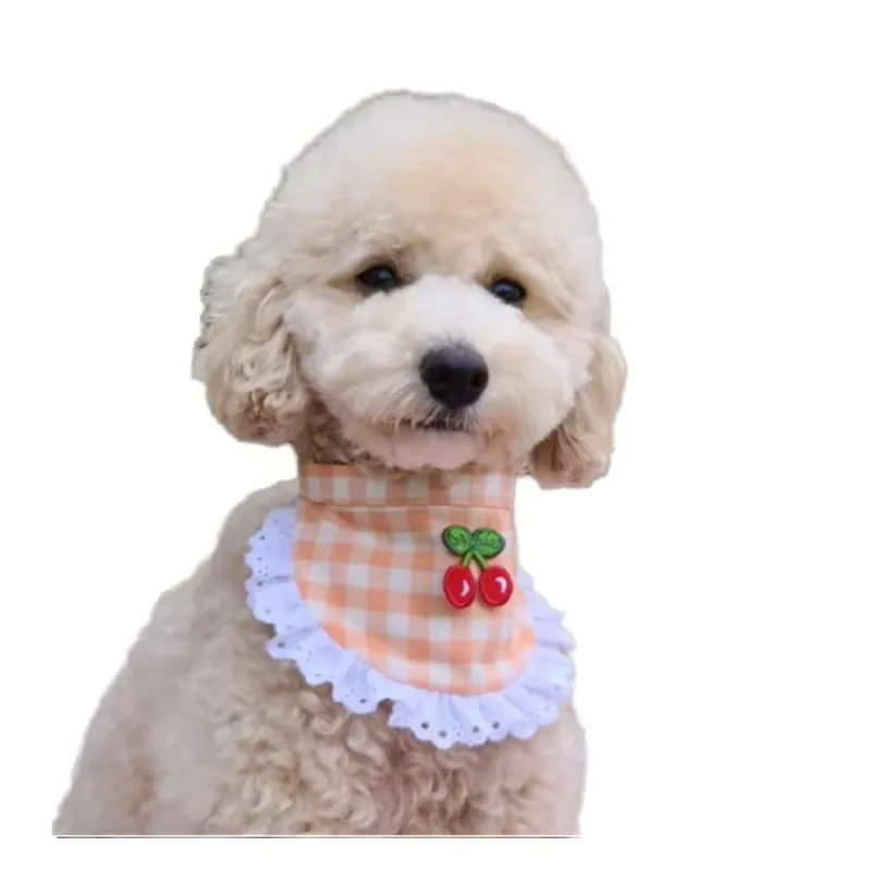 10pcs Luxury Dog Accessories Cherry Blossom Print Polyester Summer Bibs Collars & Decorative Outfits
10pcs Luxury Dog Accessories Cherry Blossom Print Polyester Summer Bibs Collars & Decorative Outfits