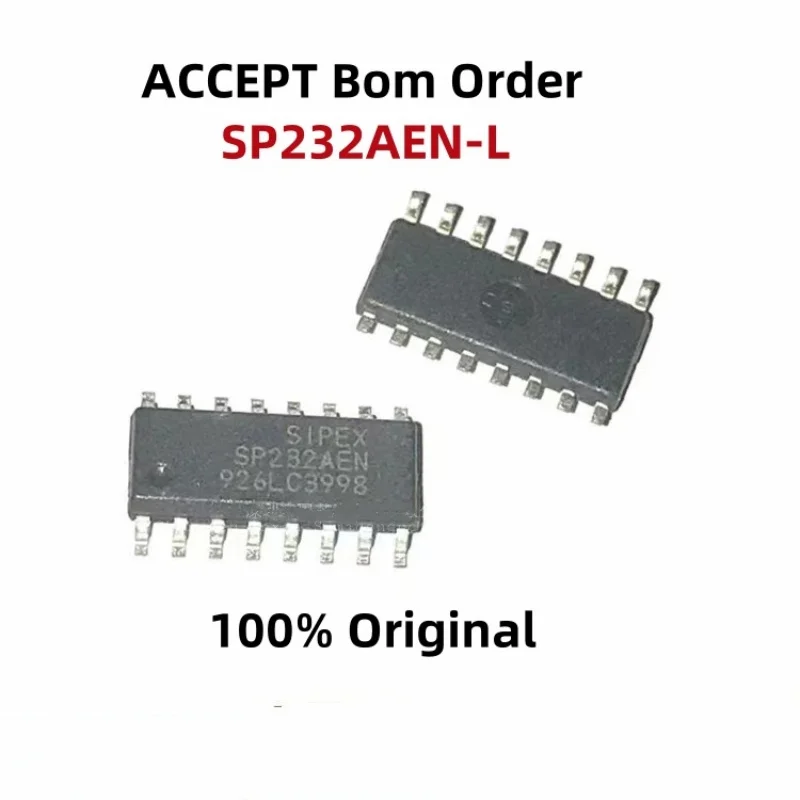 10PCS 100% New SP232AEN-L SP3232EBEN-L SP3232EBCN-L SOIC-16 Brand New Original Chips ic
10PCS 100% New SP232AEN-L SP3232EBEN-L SP3232EBCN-L SOIC-16 Brand New Original Chips ic