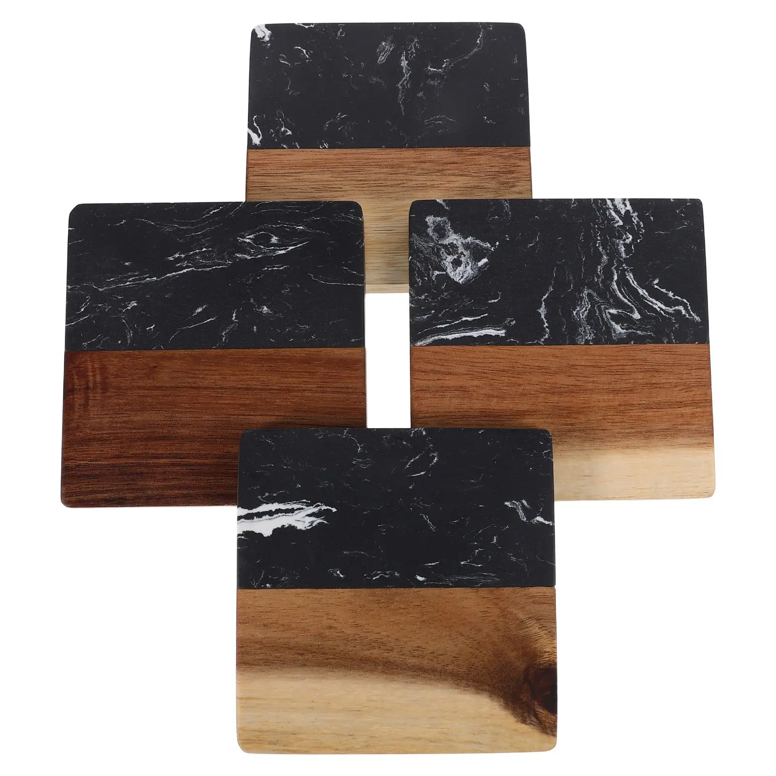 4 Pcs Wood Serving Tray Acacia Marble Coasters Trays Home Office Restaurant Decor Planter
4 Pcs Wood Serving Tray Acacia Marble Coasters Trays Home Office Restaurant Decor Planter