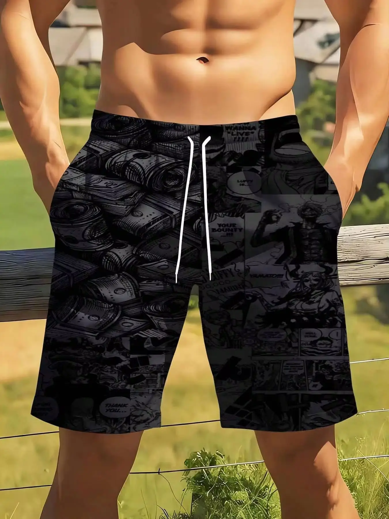 Money Comic Print Swim Shorts For Men Big Size Suitable For Casual And Sports Wear
Money Comic Print Swim Shorts For Men Big Size Suitable For Casual And Sports Wear