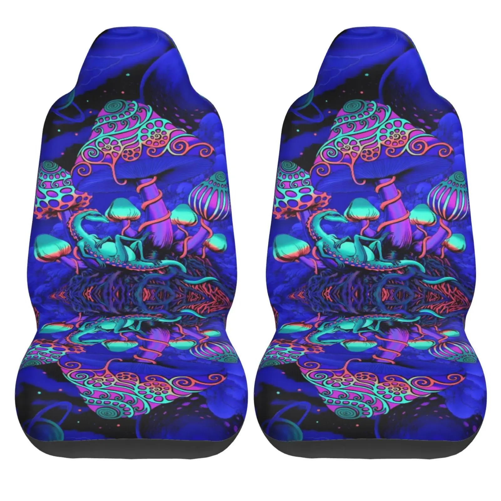 Psychedelic Mushroom Fluorescent Print Car Seat Covers for Women Man Universal Auto Front Seats Protector Fits for Car SUV
Psychedelic Mushroom Fluorescent Print Car Seat Covers for Women Man Universal Auto Front Seats Protector Fits for Car SUV
