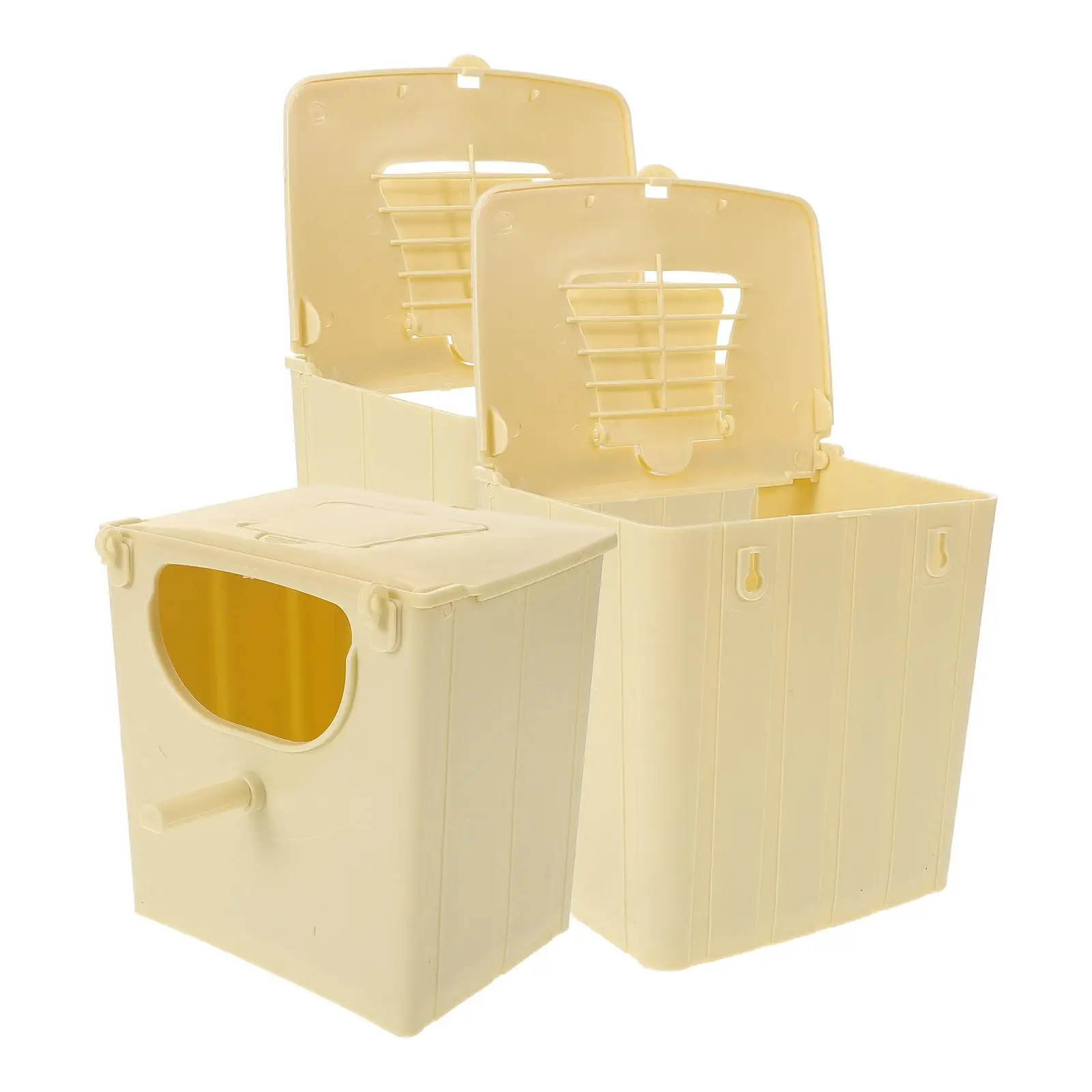 3 Pcs Bird Breeding Box Yellow Tone Random Hanging Nest Hut for Garden Yard Home Pet Supplies Bird Feeder Accessories
3 Pcs Bird Breeding Box Yellow Tone Random Hanging Nest Hut for Garden Yard Home Pet Supplies Bird Feeder Accessories