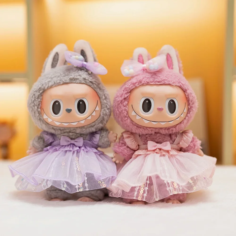 7 Colors Bow Sequined Gauze Dress Clothing for 17cm Labubu Doll Outfit Accessories Kids Gift Dress Up Animal Accessories
7 Colors Bow Sequined Gauze Dress Clothing for 17cm Labubu Doll Outfit Accessories Kids Gift Dress Up Animal Accessories