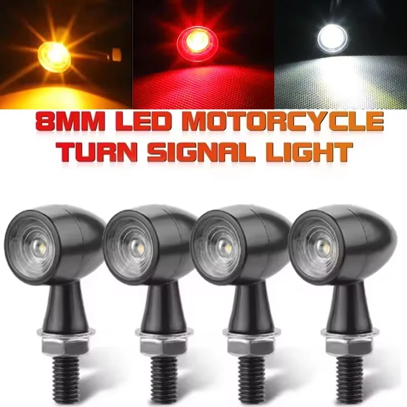 LED Motorcycle Mini Turn Signal Light Brake Lamp DRL Flashing Indicator Bullet Clignotant Motorcycle for Honda Cafe Racer 12V
LED Motorcycle Mini Turn Signal Light Brake Lamp DRL Flashing Indicator Bullet Clignotant Motorcycle for Honda Cafe Racer 12V