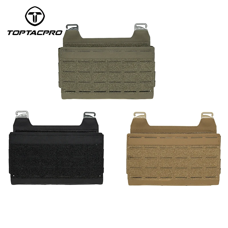 TOPTACPRO Tactical Front Panel Multifunctional Chest Rig Front Panel Laser Cut G Hook Buckles MOLLE Front Pouch 8539
TOPTACPRO Tactical Front Panel Multifunctional Chest Rig Front Panel Laser Cut G Hook Buckles MOLLE Front Pouch 8539