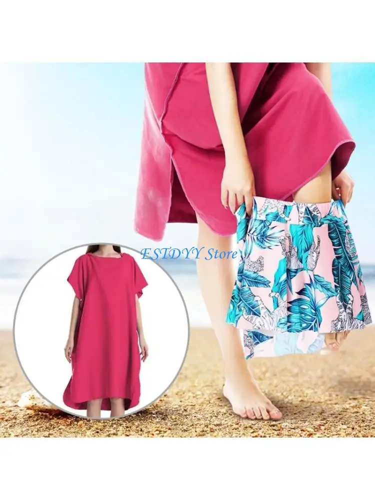 G6DE Quick Drying Hooded Towel Changing Robe for Surfing Swimming Wetsuit Changing
G6DE Quick Drying Hooded Towel Changing Robe for Surfing Swimming Wetsuit Changing