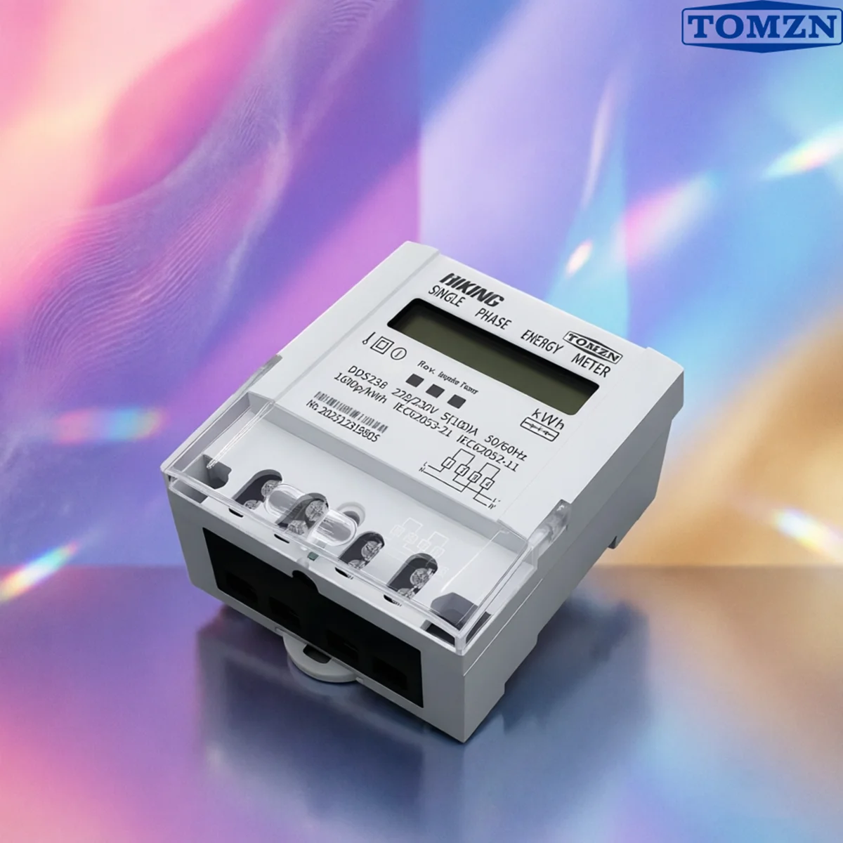 TOMZN DDS238 BD Двунаправленный однофазный счетчик электроэнергии на DIN-рейку – измерение активной энергии в обратном направлении 5–100А 220/230В 50/60Гц
TOMZN DDS238 BD Двунаправленный однофазный счетчик электроэнергии на DIN-рейку – измерение активной энергии в обратном направлении 5–100А 220/230В 50/60Гц