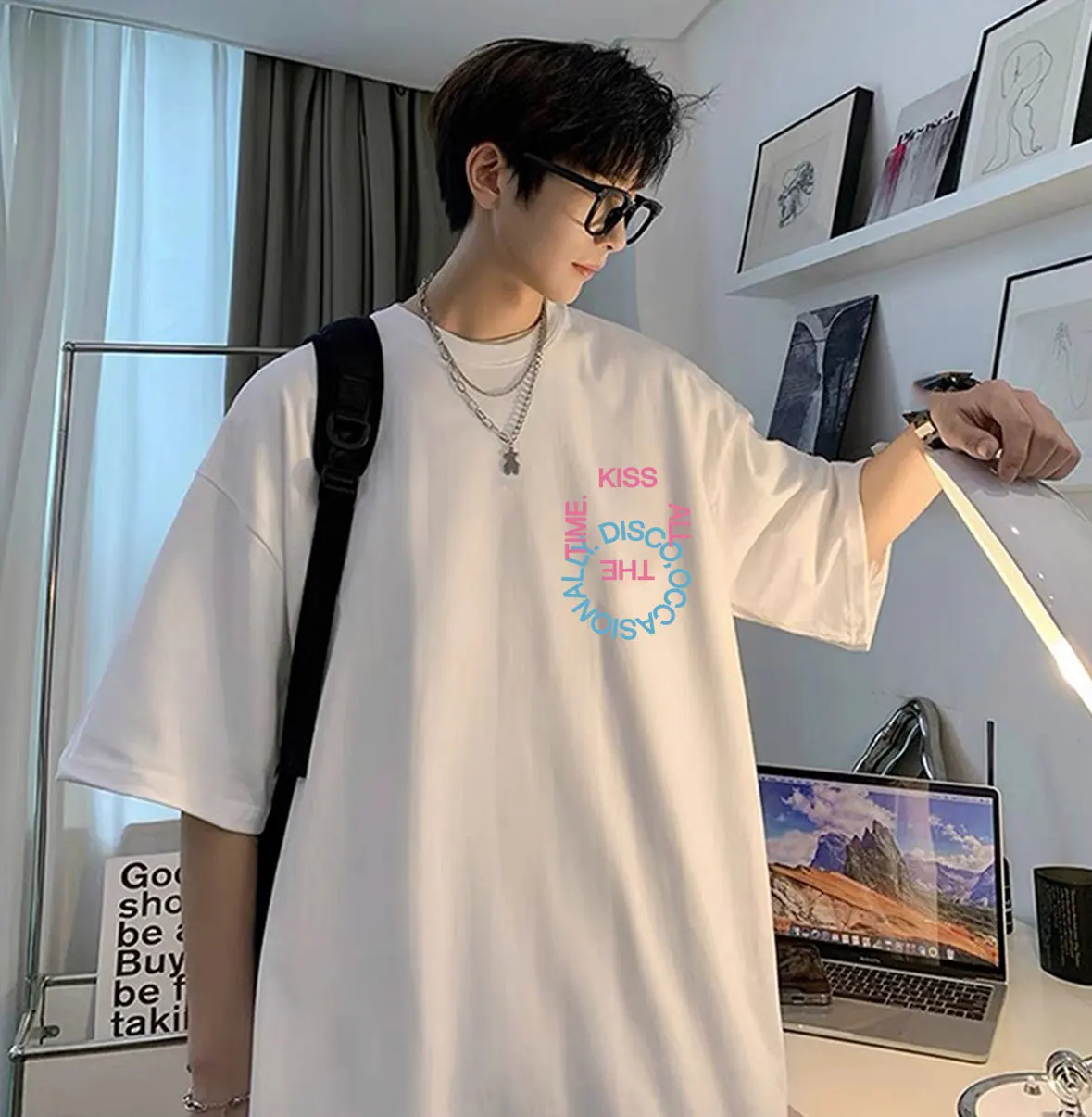 Kiss All The Time Disco Occasionally Graphic T Shirt Men Women Fashion Pop Music T-shirt Male Casual Oversized Cotton T-shirts
Kiss All The Time Disco Occasionally Graphic T Shirt Men Women Fashion Pop Music T-shirt Male Casual Oversized Cotton T-shirts