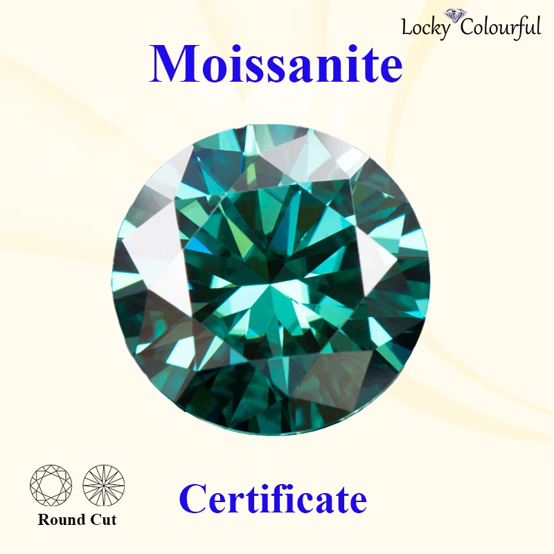 Moissanite Round Shape VVS1 Beads Natural Emerald Green Color for Charms DIY Jewelry Making Bracelet Ring with GRA Certificate
Moissanite Round Shape VVS1 Beads Natural Emerald Green Color for Charms DIY Jewelry Making Bracelet Ring with GRA Certificate