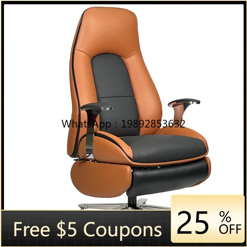 YFY Light Luxury Business Home Genuine Leather Office Chair Comfortable Reclining Smart Electric Seat Computer Chair
YFY Light Luxury Business Home Genuine Leather Office Chair Comfortable Reclining Smart Electric Seat Computer Chair