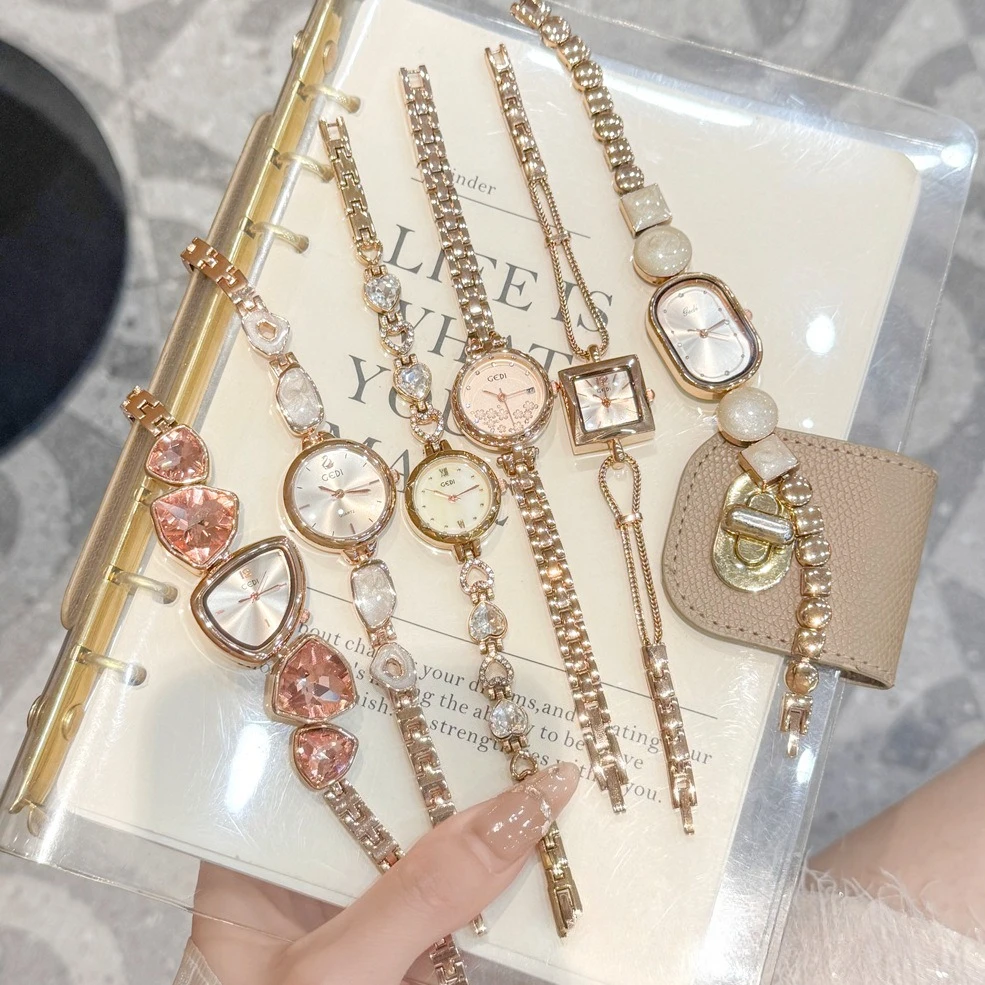 GEDI Women's Quartz Watches Small Exquisite Watch Rose Gold Simple Fashion Casual Gentle Temperament Lady Clock Bracelet Gift
GEDI Women's Quartz Watches Small Exquisite Watch Rose Gold Simple Fashion Casual Gentle Temperament Lady Clock Bracelet Gift