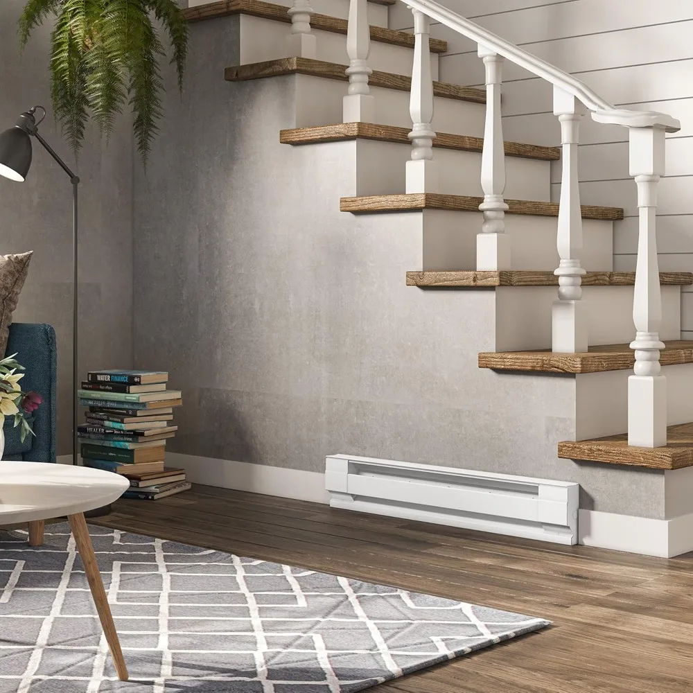 Электрический плинтусный обогреватель, 120 Вольт, 750 Вт, Белый
Электрический плинтусный обогреватель, 120 Вольт, 750 Вт, Белый