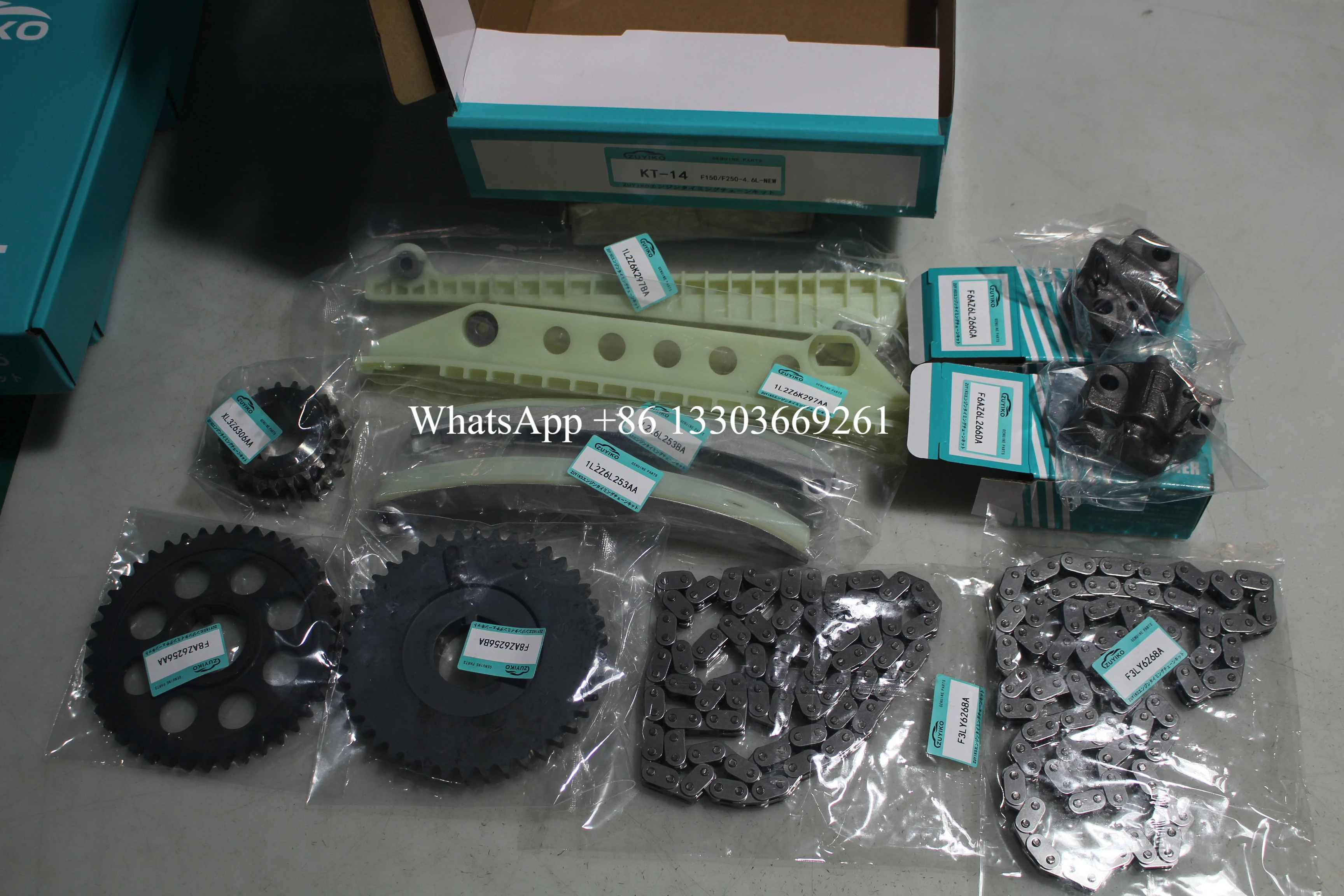 F150 F250-4.6L TIMING CHAIN KIT FOR FORD f150 f250-4.6l engine timing chain set F3LY6268A KT-14
F150 F250-4.6L TIMING CHAIN KIT FOR FORD f150 f250-4.6l engine timing chain set F3LY6268A KT-14