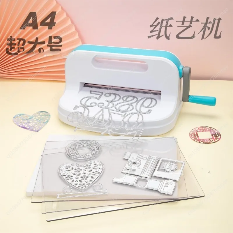 A4 paper art hand embossing machine Hand ledger embossing machine diy manual pattern cutting carbon steel knife embossing
A4 paper art hand embossing machine Hand ledger embossing machine diy manual pattern cutting carbon steel knife embossing