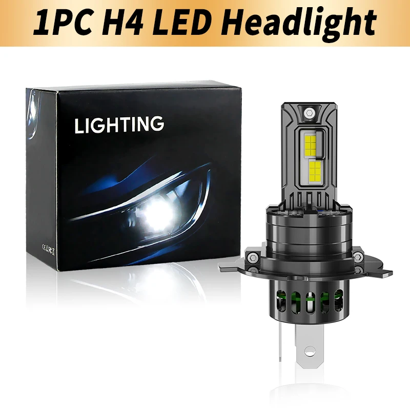 1PC H4 LED Light High Low Beam With Canbus Car LED Headlight Bulbs With Fan 6500K High-Power 30000LM Super Bright Auto Lights
1PC H4 LED Light High Low Beam With Canbus Car LED Headlight Bulbs With Fan 6500K High-Power 30000LM Super Bright Auto Lights
