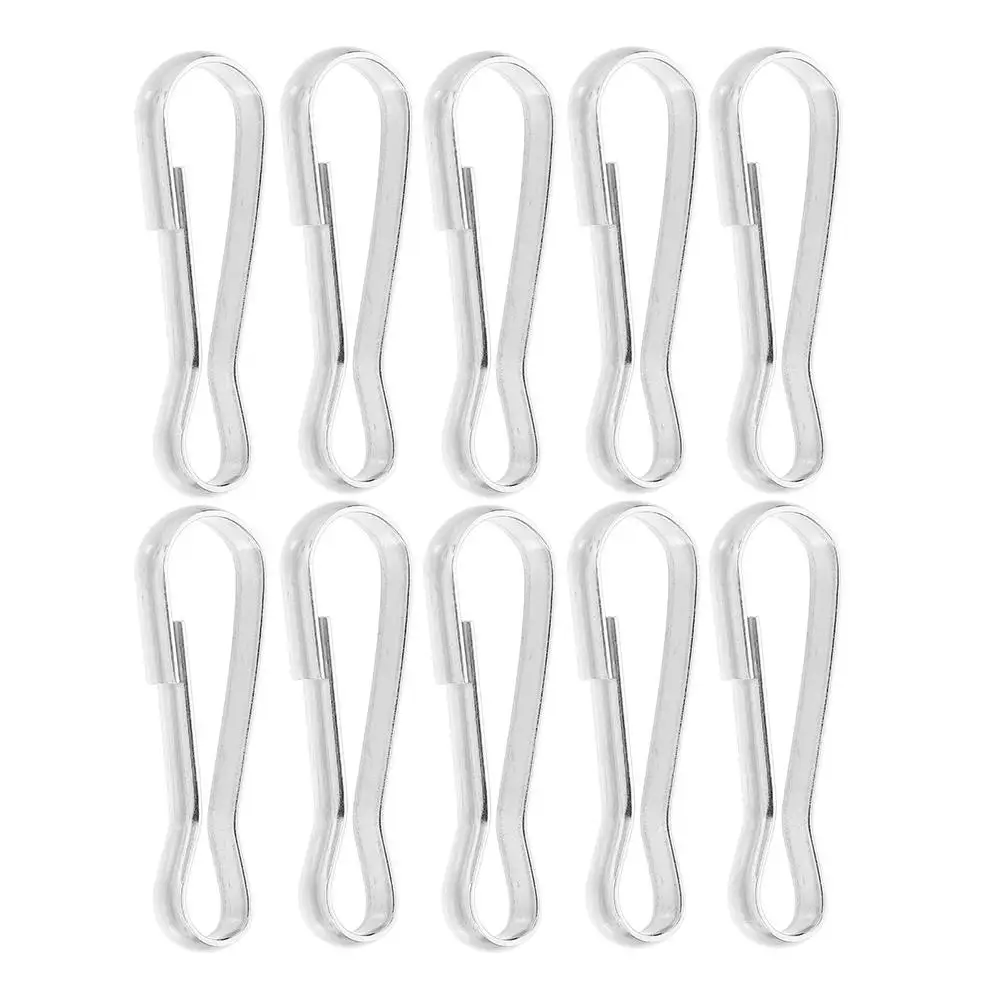 20 Pcs Stainless Steel Hooks Heavy Duty Metal Flag Rope Clips Multi purpose Hanging Buckle For Bird Cage Accessories Pet
20 Pcs Stainless Steel Hooks Heavy Duty Metal Flag Rope Clips Multi purpose Hanging Buckle For Bird Cage Accessories Pet