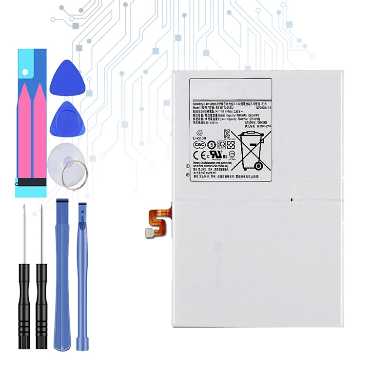 EB-BT725ABU 7040mAh аккумулятор для планшета Samsung Galaxy Tab S5e 10,5 T720 T725C
EB-BT725ABU 7040mAh аккумулятор для планшета Samsung Galaxy Tab S5e 10,5 T720 T725C