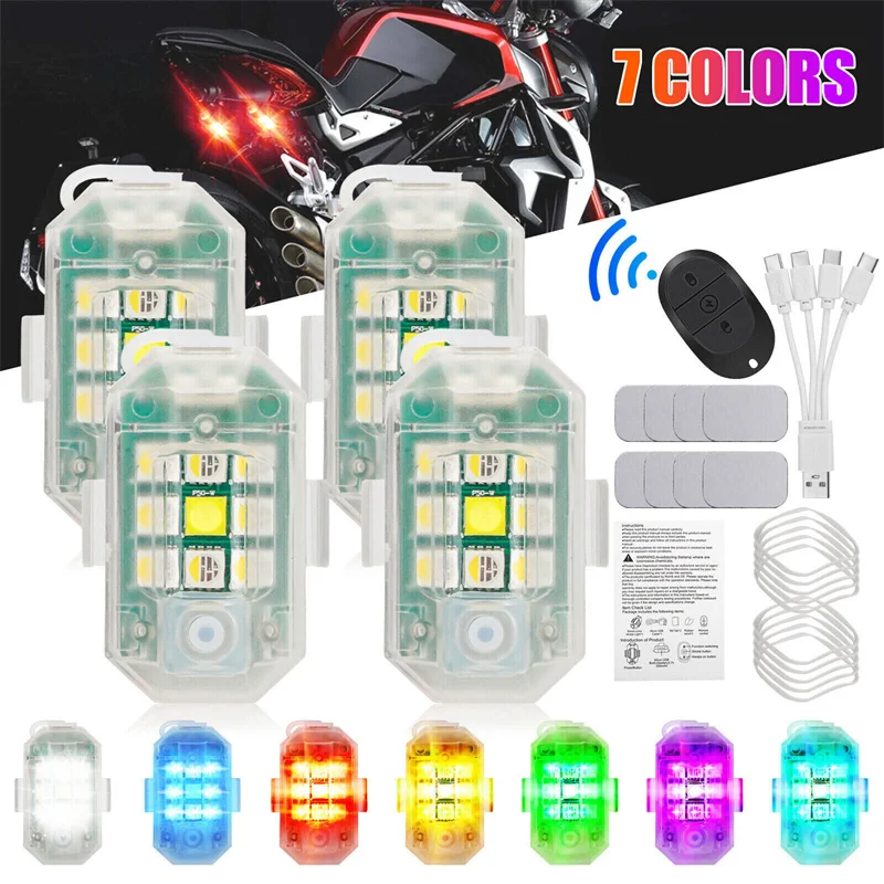 7 Colors USB Remote Motorcycle Lights RC Drone LED Flash Wireless Light For RC Fix Wing Aircraft Airplane Helicopter Warning Lig
7 Colors USB Remote Motorcycle Lights RC Drone LED Flash Wireless Light For RC Fix Wing Aircraft Airplane Helicopter Warning Lig