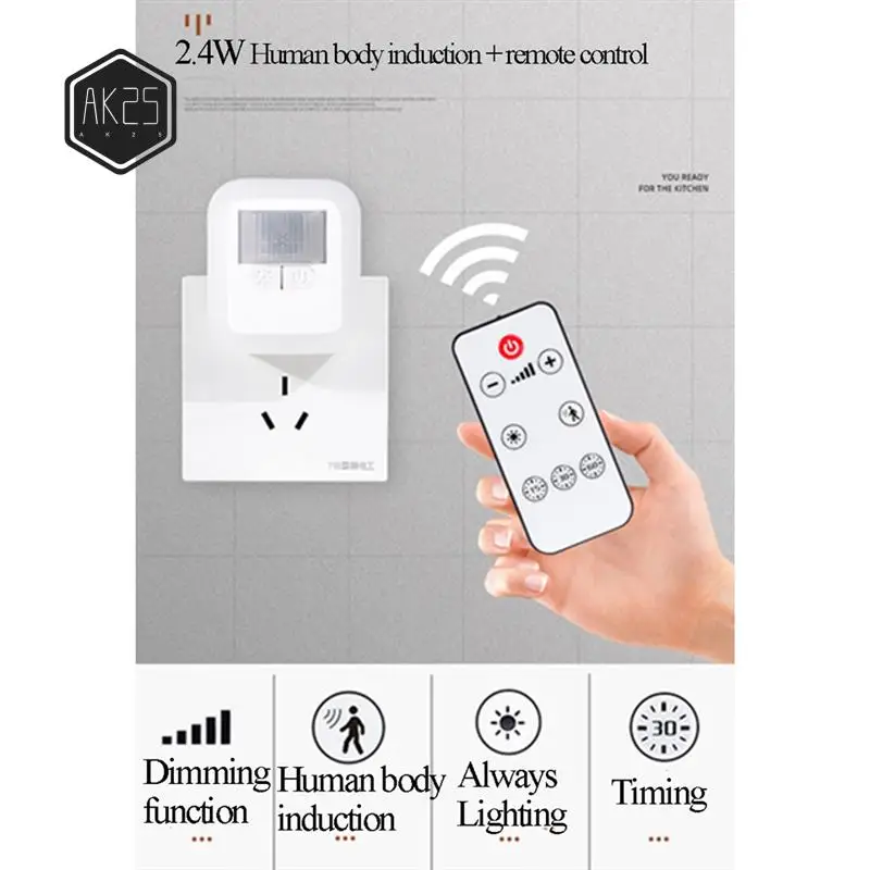 AK25-Switch светодиодный ночник с датчиком движения PIR, умный ночник с беспроводным пультом дистанционного управления для лестничных коридоров
AK25-Switch светодиодный ночник с датчиком движения PIR, умный ночник с беспроводным пультом дистанционного управления для лестничных коридоров