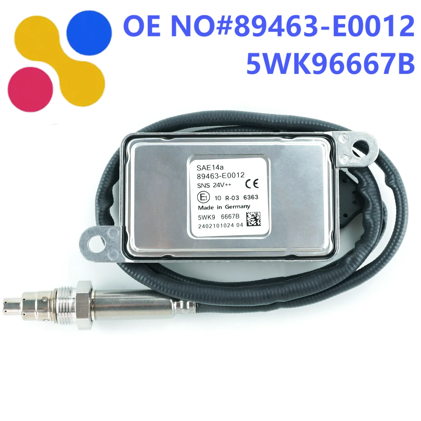 5WK96667B 89463-E0012 New Nitrogen Oxygen High Quality NOX Sensor For Hino Engine Car Truck Parts 24V 5WK9 6667B 89463E0012
5WK96667B 89463-E0012 New Nitrogen Oxygen High Quality NOX Sensor For Hino Engine Car Truck Parts 24V 5WK9 6667B 89463E0012