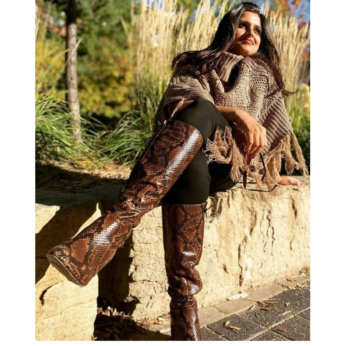Snakeskin Knee High Matte Boots Thin High Heel Sexy Fashionable Cool Winter Casual Big Size Woman Shoes Zapatillas Mujer
Snakeskin Knee High Matte Boots Thin High Heel Sexy Fashionable Cool Winter Casual Big Size Woman Shoes Zapatillas Mujer