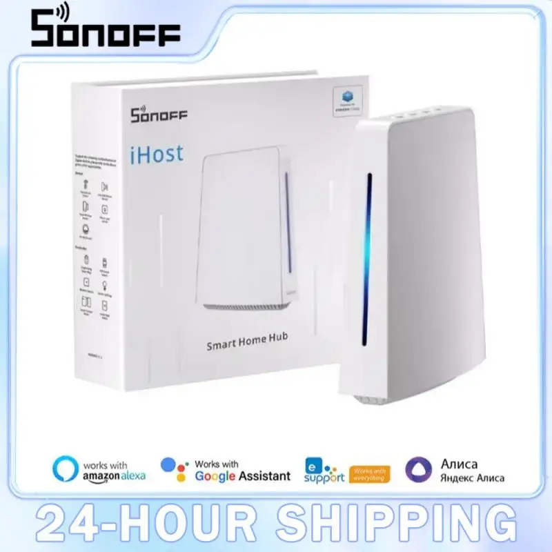 Новый Умный домашний концентратор SONOFF ihostaibridge 2 ГБ/4 ГБ Zigbee Gateway, частный локальный сервер, совместимый с устройствами Wi-Fi LAN, открытый API
Новый Умный домашний концентратор SONOFF ihostaibridge 2 ГБ/4 ГБ Zigbee Gateway, частный локальный сервер, совместимый с устройствами Wi-Fi LAN, открытый API