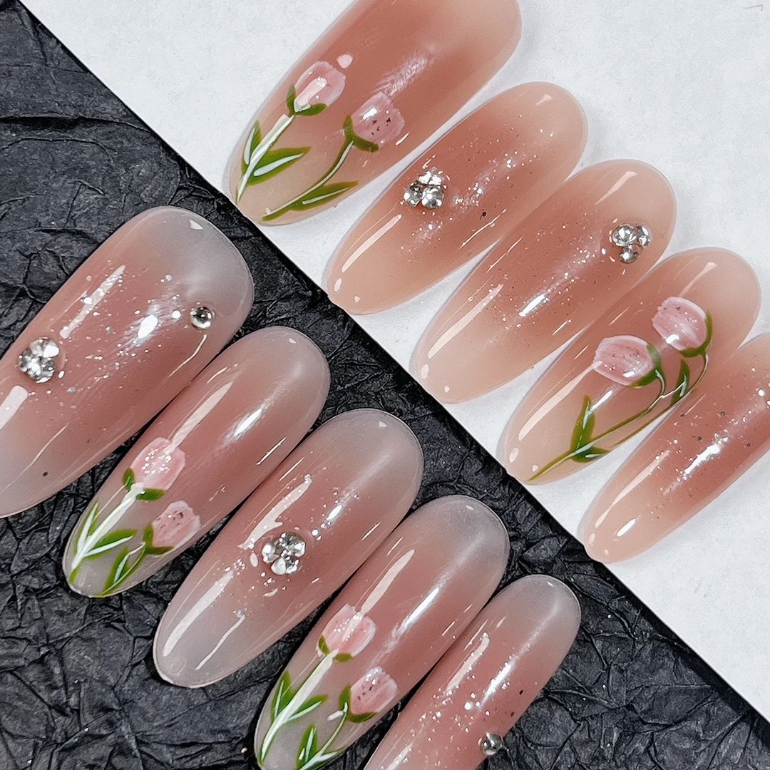 Emmabeauty тюльпан Съемный Многоразовый высокое качество ручной работы пресс на ногтях. № EM24862
Emmabeauty тюльпан Съемный Многоразовый высокое качество ручной работы пресс на ногтях. № EM24862